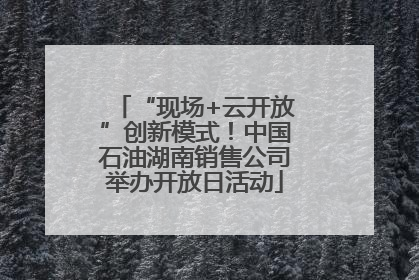 “现场+云开放”创新模式！中国石油湖南销售公司举办开放日活动