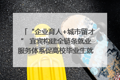 “企业育人+城市留才” 宜宾构建全链条就业服务体系促高校毕业生就业｜您牵挂的四川