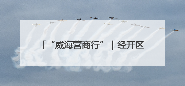“威海营商行”｜经开区：赋能企业扬帆国际市场