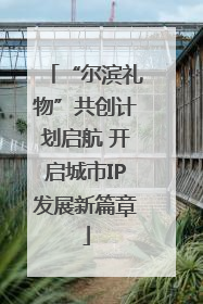 “尔滨礼物”共创计划启航 开启城市IP发展新篇章