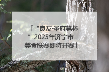 “良友·圣府第杯”2025年济宁市美食联赛即将开赛