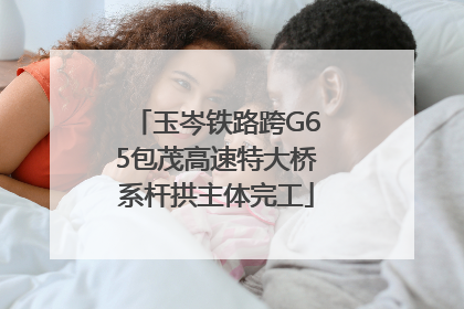 玉岑铁路跨G65包茂高速特大桥系杆拱主体完工