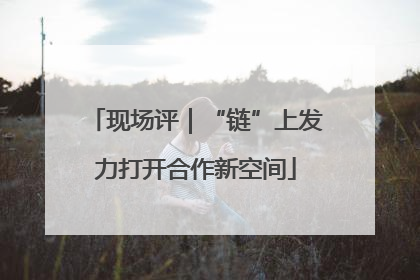 现场评｜“链”上发力打开合作新空间