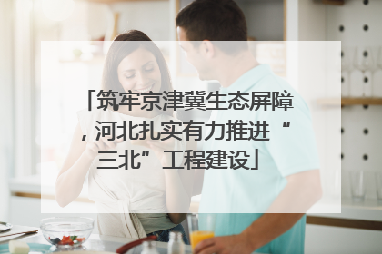 筑牢京津冀生态屏障，河北扎实有力推进“三北”工程建设
