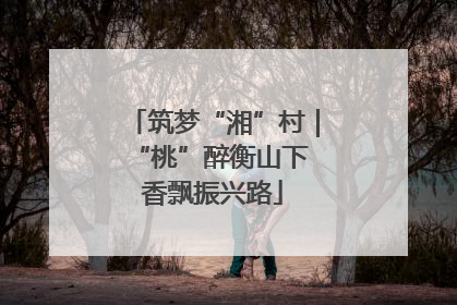 筑梦“湘”村｜“桃”醉衡山下 香飘振兴路