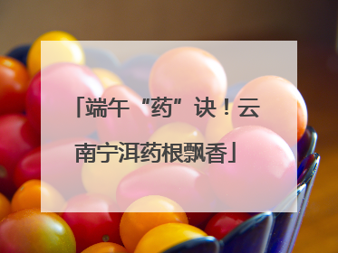 端午“药”诀！云南宁洱药根飘香