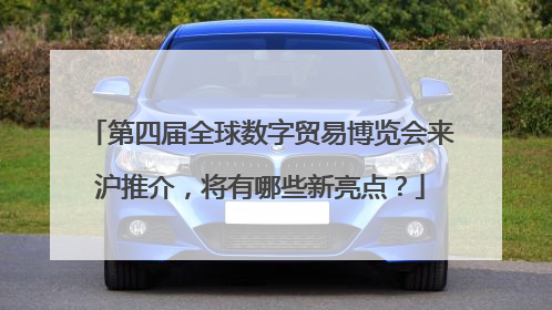 第四届全球数字贸易博览会来沪推介，将有哪些新亮点？