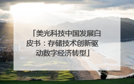 美光科技中国发展白皮书：存储技术创新驱动数字经济转型