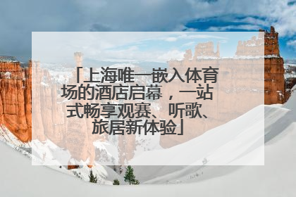 上海唯一嵌入体育场的酒店启幕，一站式畅享观赛、听歌、旅居新体验