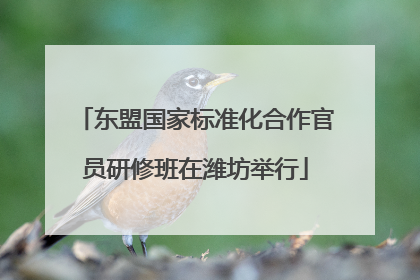 东盟国家标准化合作官员研修班在潍坊举行
