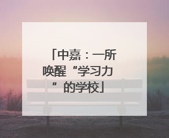 中嘉：一所唤醒“学习力”的学校