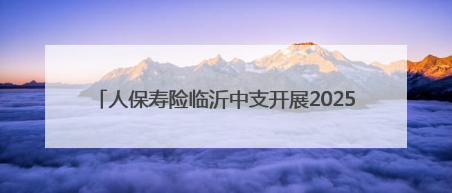 人保寿险临沂中支开展2025年信访工作法制化宣传月活动