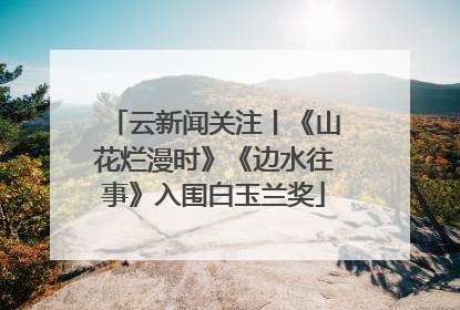 云新闻关注丨《山花烂漫时》《边水往事》入围白玉兰奖