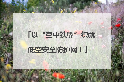 以“空中铁翼”织就低空安全防护网！