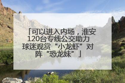 可以进入内场，淮安120台专线公交助力球迷观赏“小龙虾”对阵“恐龙妹”