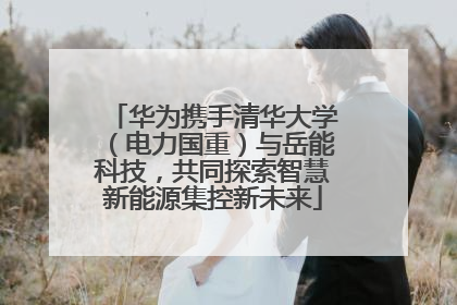 华为携手清华大学（电力国重）与岳能科技，共同探索智慧新能源集控新未来