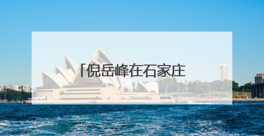倪岳峰在石家庄市特殊教育学校看望慰问少年儿童