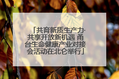 共育新质生产力·共享开放新机遇 甬台生命健康产业对接会活动在北仑举行
