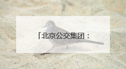 北京公交集团：优化调整20路、133路等线路