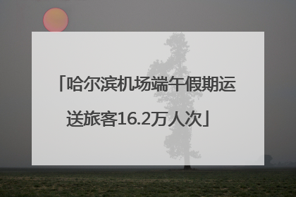 哈尔滨机场端午假期运送旅客16.2万人次