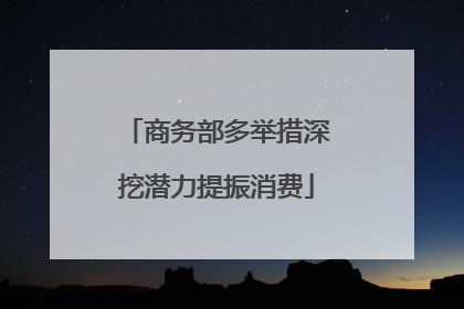 商务部多举措深挖潜力提振消费