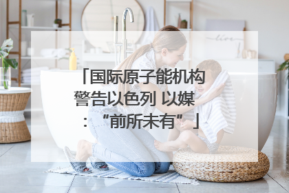 国际原子能机构警告以色列 以媒：“前所未有”
