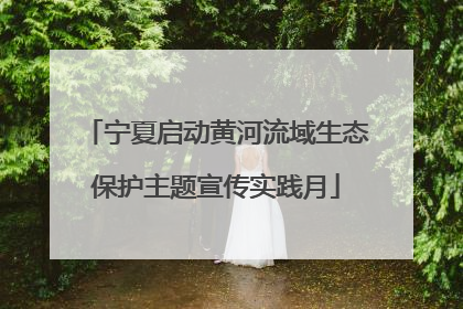 宁夏启动黄河流域生态保护主题宣传实践月