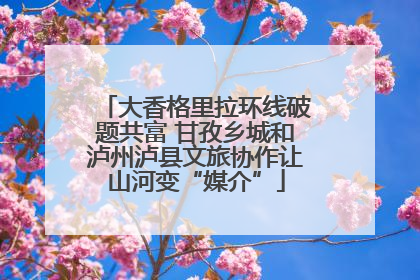 大香格里拉环线破题共富 甘孜乡城和泸州泸县文旅协作让山河变“媒介”