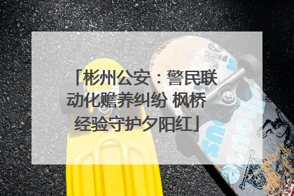 彬州公安：警民联动化赡养纠纷 枫桥经验守护夕阳红