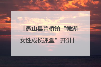 微山县鲁桥镇“微湖女性成长课堂”开讲