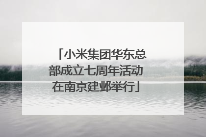 小米集团华东总部成立七周年活动在南京建邺举行