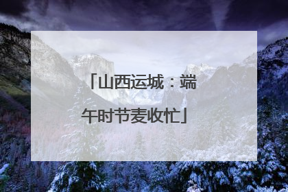 山西运城：端午时节麦收忙