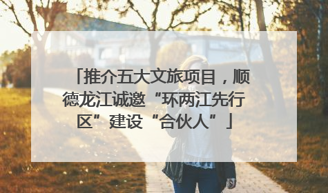 推介五大文旅项目，顺德龙江诚邀“环两江先行区”建设“合伙人”
