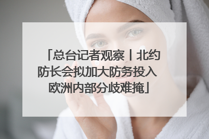 总台记者观察丨北约防长会拟加大防务投入 欧洲内部分歧难掩