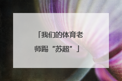 我们的体育老师踢“苏超”