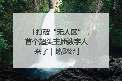 打破“无人区”，首个超头主播数字人来了｜热财经