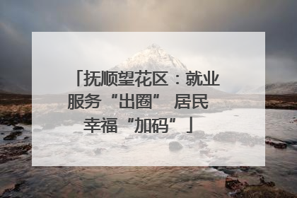 抚顺望花区：就业服务“出圈” 居民幸福“加码”