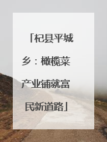 杞县平城乡：橄榄菜产业铺就富民新道路