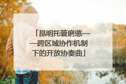 昆明托管磨憨——跨区域协作机制下的开放协奏曲