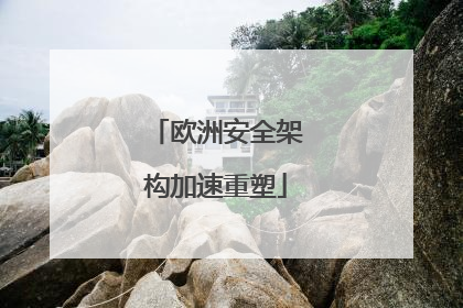 欧洲安全架构加速重塑