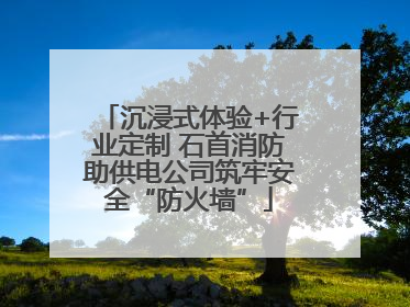 沉浸式体验+行业定制 石首消防助供电公司筑牢安全“防火墙”