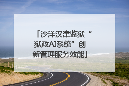 沙洋汉津监狱“狱政AI系统”创新管理服务效能