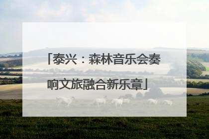 泰兴：森林音乐会奏响文旅融合新乐章