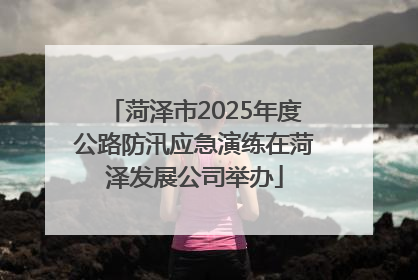 菏泽市2025年度公路防汛应急演练在菏泽发展公司举办