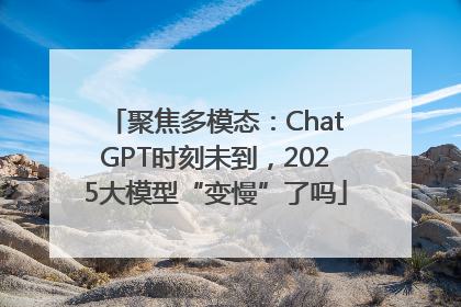 聚焦多模态：ChatGPT时刻未到，2025大模型“变慢”了吗