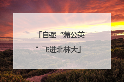 自强“蒲公英”飞进北林大