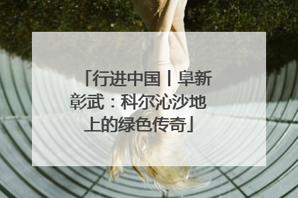 行进中国丨阜新彰武：科尔沁沙地上的绿色传奇