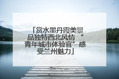 赏水墨丹霞美景 品独特西北风情 “青年城市体验官”感受兰州魅力