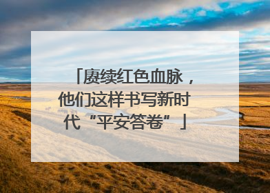 赓续红色血脉，他们这样书写新时代“平安答卷”