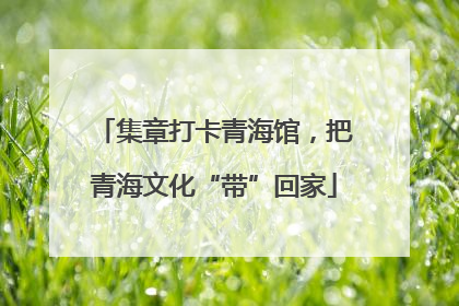 集章打卡青海馆，把青海文化“带”回家